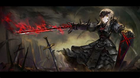 Download Saber Alter Anime Fatestay Night Hd Wallpaper By Cheon