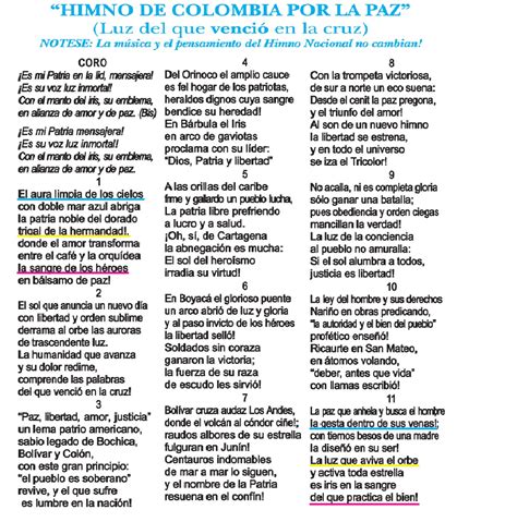 Imágenes Con El Himno Nacional De Colombia