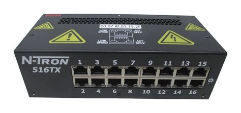 516tx A Red Lion Ethernet Switch For Use With Process Control 16 Bi