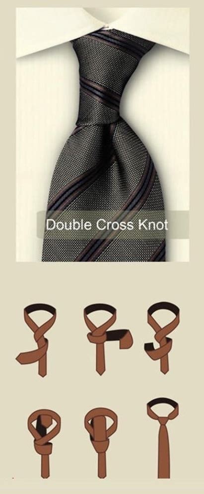 Double Cross Tie Knots Men Style Tips Knots