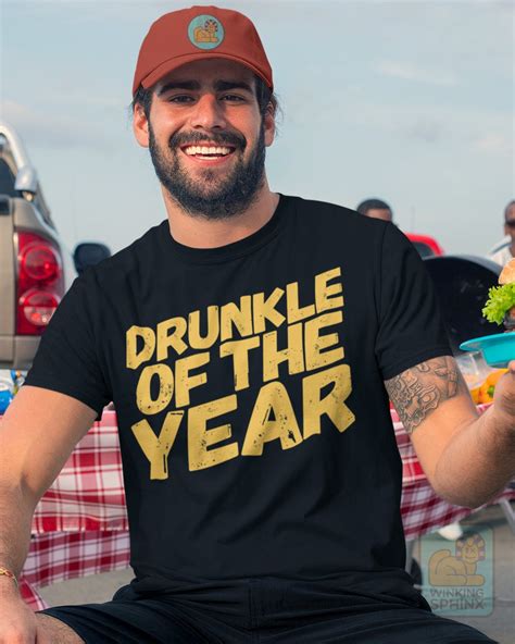 drunkle of the year t shirt etsy uk