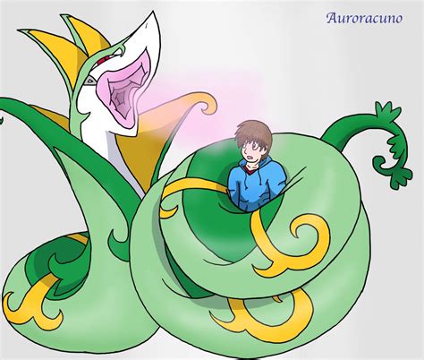 She curls up in cher's coils and dozes off. Squeezed by Plushie Serperior by Auroracuno -- Fur Affinity dot net