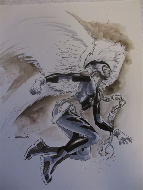 Hawk Girl Earth 2 By Ildiray Cinar In Samuel Amiets Convention Sketch