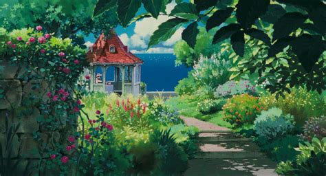 Studio Ghibli Garden Scenery Wallpapers Boots For Women