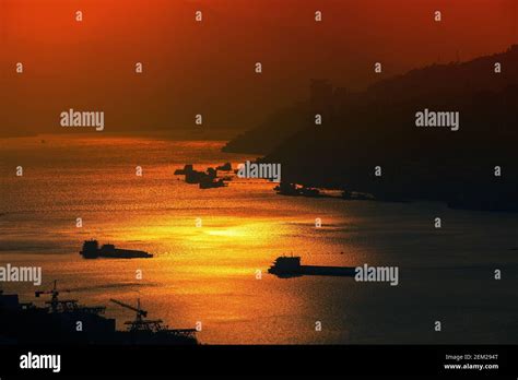 Chongqing, CHINA-On November 26, 2020, in Wushan, Chongqing, you can visit the Lake in Gaoxia ...
