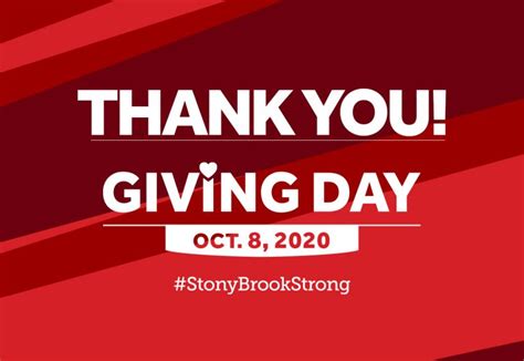 Giving Day 2020 Stony Brook Strong By The Thousands Sbu News