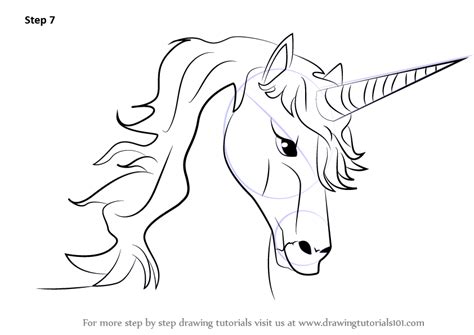 Learn How To Draw Unicorn Head Unicorns Step By Step Drawing Tutorials