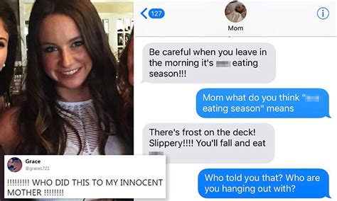 Boston Mom Unintentionally Texts Daughter About Oral Sex Daily Mail Online