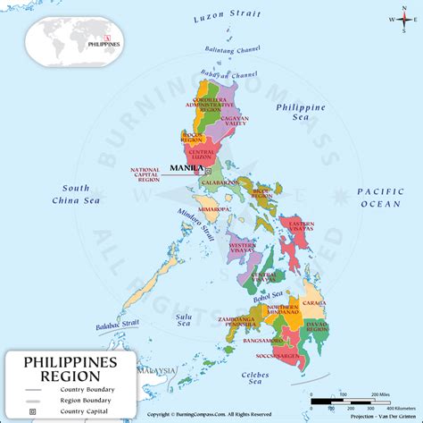 Philippines Regions Map