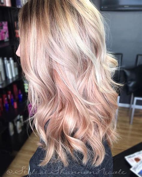 Blonde Hair And Pink Highlights