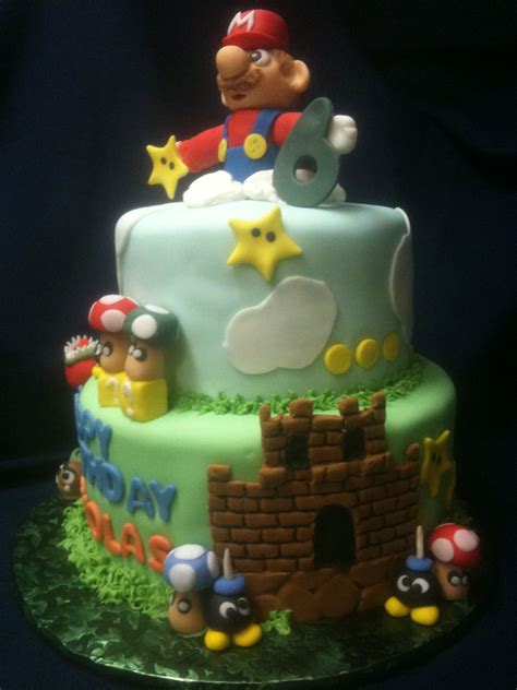 So we know everyone loves cake right? Mario Birthday Cake (With images) | Birthday cake ...