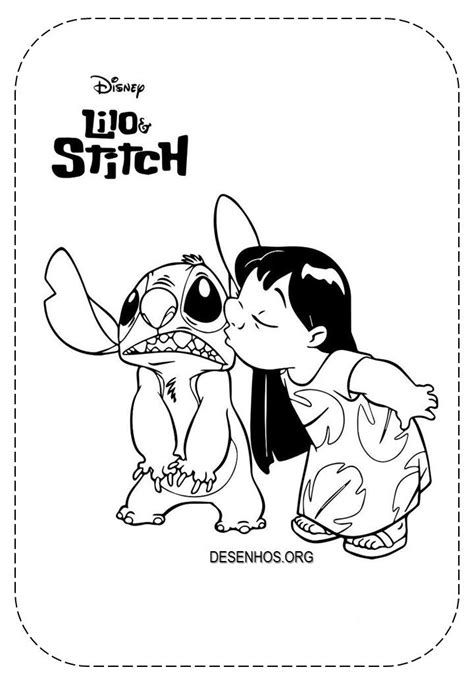Desenhos Lilo E Stitch Para Imprimir E Colorir Lilo E Stitch