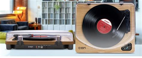 Ion Audio Air Lp Vintage Usb Bluetooth Plattenspieler Mit Drei