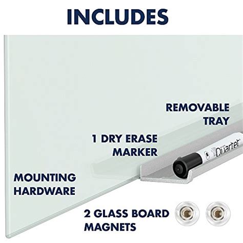 Quartet Glass Dry Erase Board Whiteboard White Board Magnetic 85 X 48 White Surface