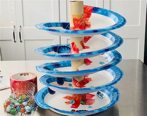 The longer camels go without eating or drinking, the more their humps deflate. Maker Monday: Paper Plate Marble Run | Pittsburgh is Kidsburgh