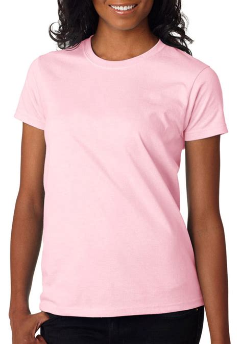 Gildan 2000l Ultra Cotton Ladies T Shirt Light Pink Medium