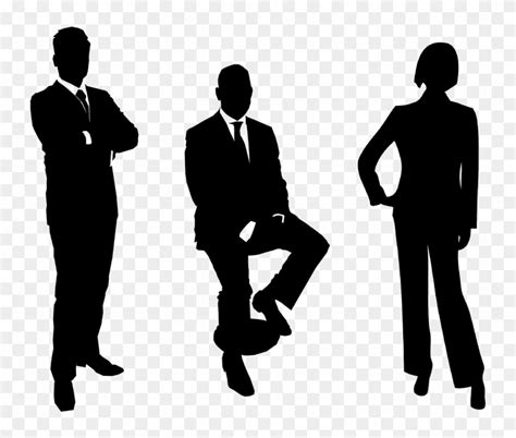 Silhouette Businessman Png General Managers Transparent Png