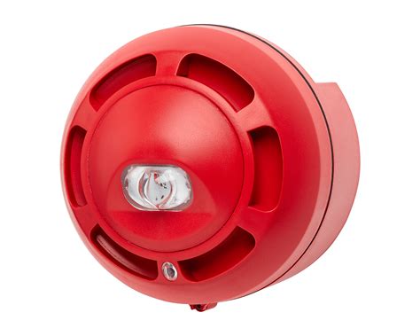 3000 Red Wall Mounted Sounder Inc Vad Protec Fire Detection
