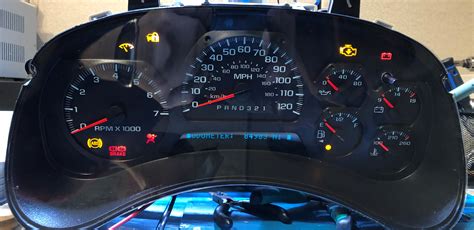 2005 Chevy Trailblazer Dash Indicator Lights