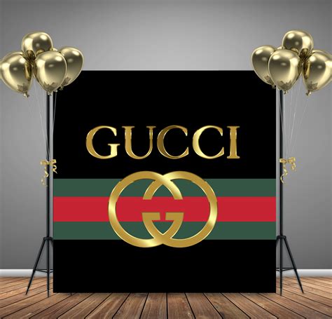Gucci Backdrop Print And Ship