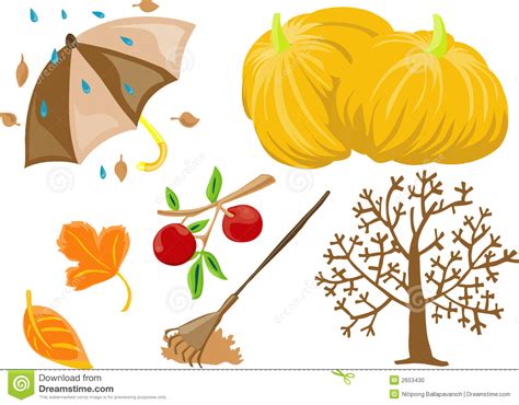Autumn Clip Art Stock Vector Illustration Of Harvested 2653430