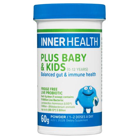 Купить Пробиотики Inner Health Plus Baby And Kids 60g Powder Fridge Free