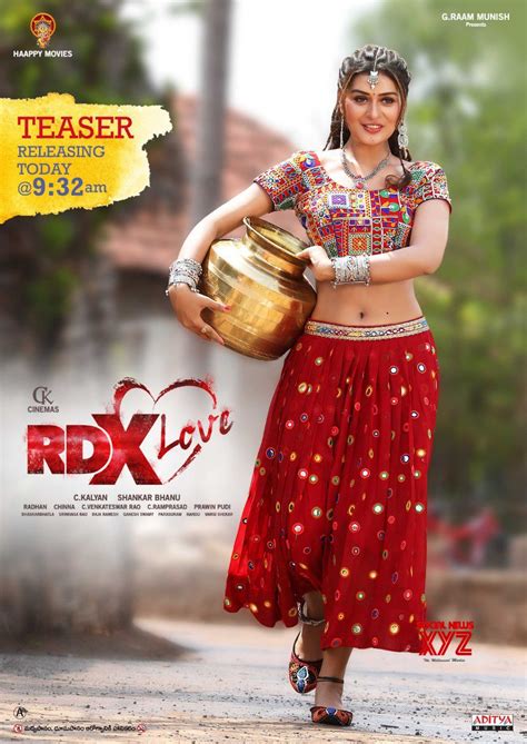 Payal Rajputs Rdx Love Movie New Teaser Poster Social News Xyz