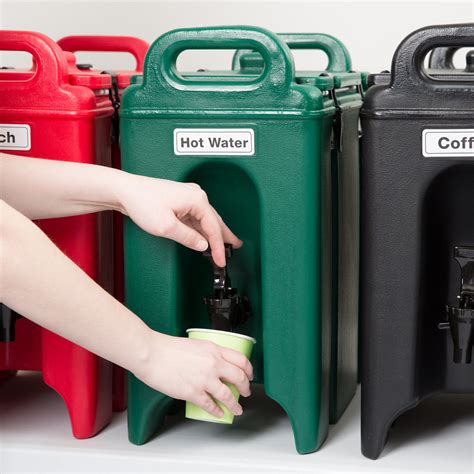 $154.58 cambro uc250 ultra camtainer 2.75 gallon insulated beverage dispenser. Cambro 250LCD519 Camtainer 2.5 Gallon Green Insulated ...
