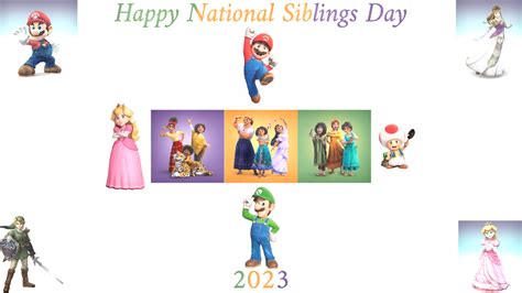 Happy National Siblings Day 2023 By Raymanpixar On Deviantart