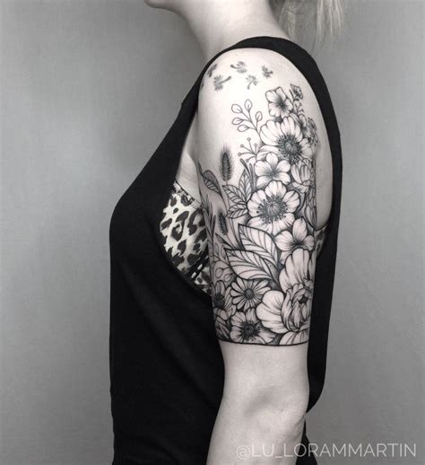 Image Result For Black And White Wildflower Tattoo Tattooideaswrist