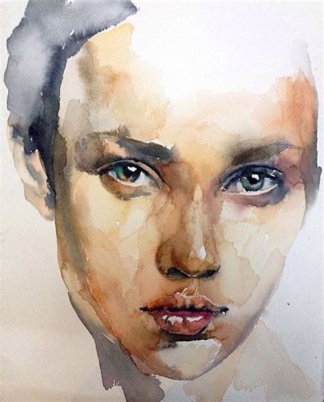 Pin by 아키 토리 on watercolor portrait Portrait art Watercolor portrait