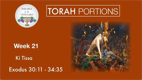 Torah Portions Week 21 Ki Tissa L כִּי תִשָּׂא L “when You Take