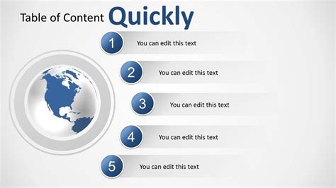 It lists each section in the document and you could create a table of contents manually—typing the section names and page. Powerpoint tutorial : Table of Content Automation - YouTube