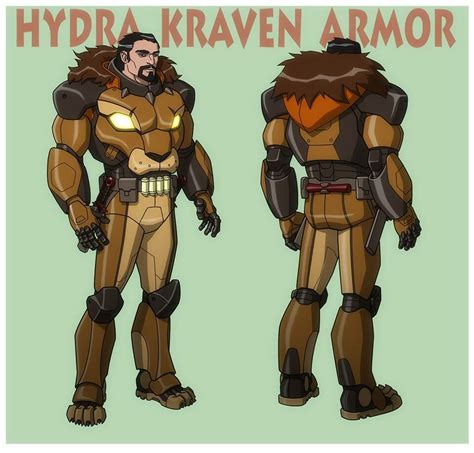 Artstation Kraven The Hunter Hydra Armor