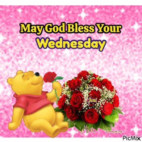 Winnie The Pooh Smelling Rose God Bless Your Wednesday Pictures