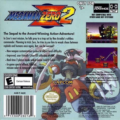 Mega Man Zero 2 Box Shot For Game Boy Advance Gamefaqs