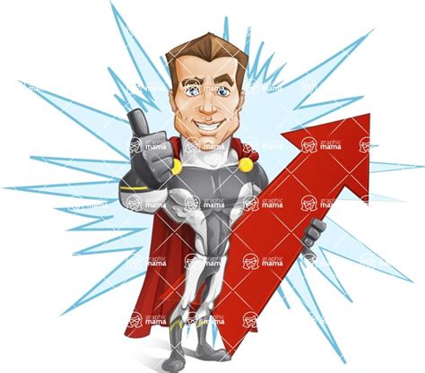 Man With Superhero Powers Cartoon Vector Character 73 Illustrations