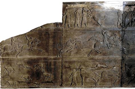 An Enveloping Battle Between Kings On The Lion Hunt Reliefs 7th