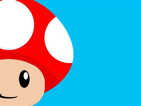 1024x768 Resolution Mario Mushroom Vector 1024x768 Resolution