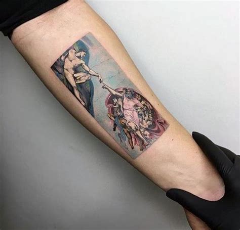 53 Tatuajes De La Creación De Adán De Miguel Ángel