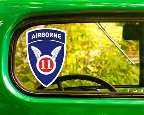 2 11th Airborne Division Us Army Decals Sticker Bogo For Car Bumper
