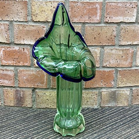 Victorian Jack In The Pulpit Vase Antique Glass Hemswell Antique Centres