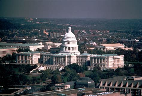 An Aerial View Of The United States Capitol Building Nara And Dvids
