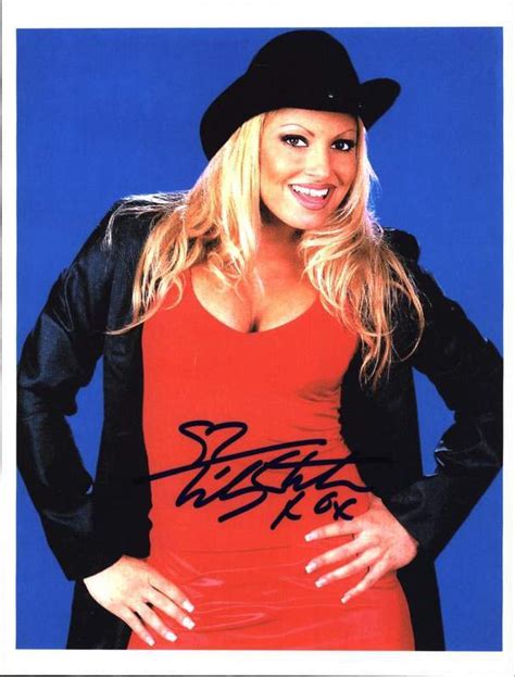 Trish Stratus Signed AUTHENTIC X Free Ship The Autograph Bank