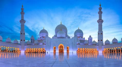 Sheikh Zayed Grand Mosque In Abu Dhabi