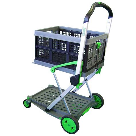 Clax Folding Trolley With 1 X Collapsible Basket Walib