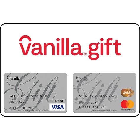 Vanilla Visa Mastercard Gift Card Us