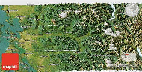 Satellite 3d Map Of Skagit County