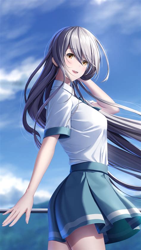 Anime Iroduku The World In Colors Hitomi Tsukishiro 1080x1920 Phone