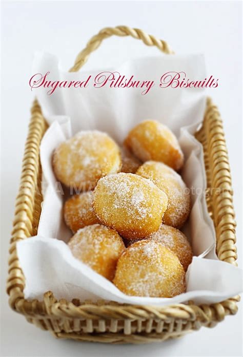 Tasty biscuits are a popular dish to serve at any meal. Sugared Pillsbury Biscuits (Cheater Donuts) - Rasa Malaysia